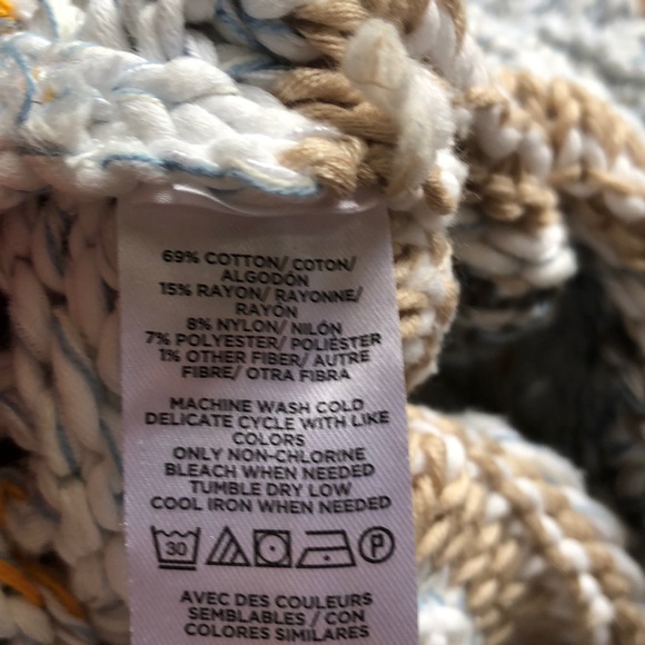 EUC Lou & Grey cropped beachcomber sweater size m - Picture 5 of 8